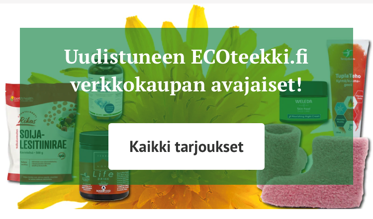 ECOteekki verkkokauppa uudistui!