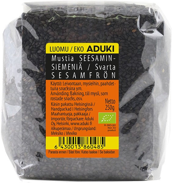 Aduki Musta Seesaminsiemen (L) 250g