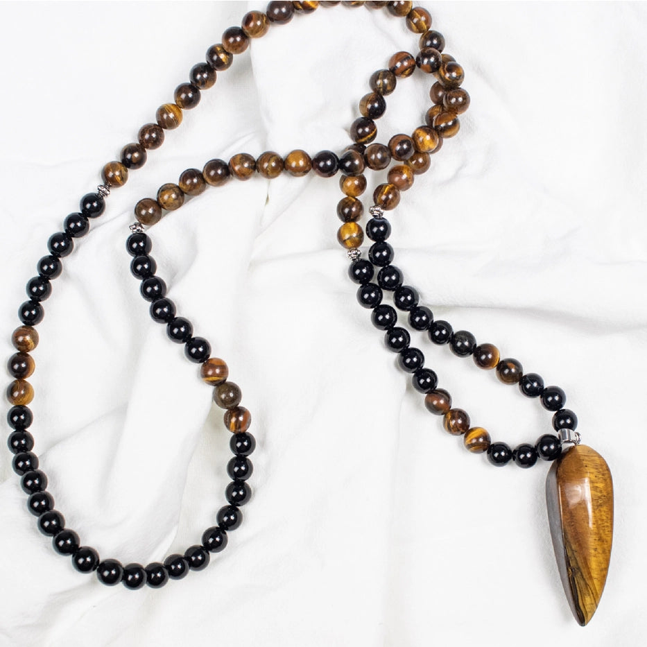 Myga Confidence Mala Bead Necklace