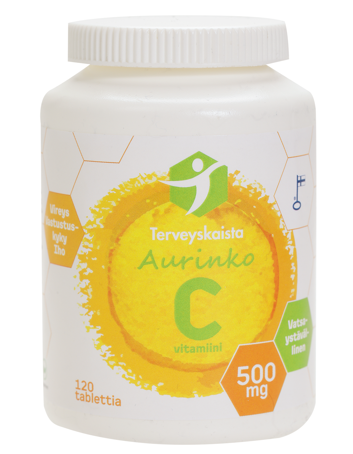 Aurinko C 500mg 120tbl.