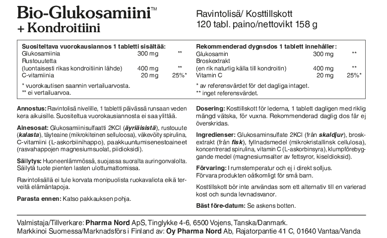 Bio-Glukosamiini+Kondroitiini