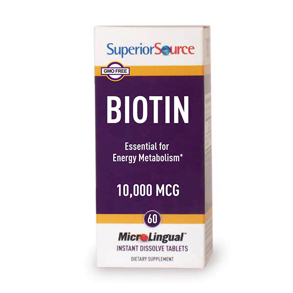 Biotin 10,000 mcg 60tbl.