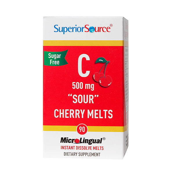 C 500mg Sour Cherry Melts 90tbl.