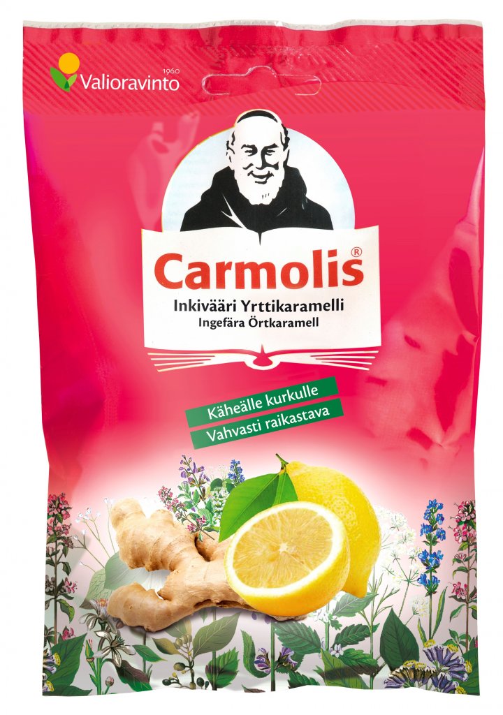 Carmolis Örtkaramell med Ingefära