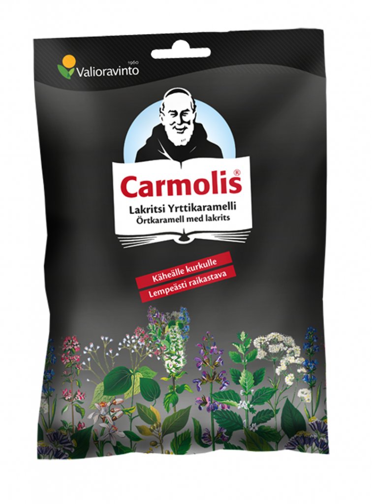 Carmolis Halskaramell med Lakrits 72g