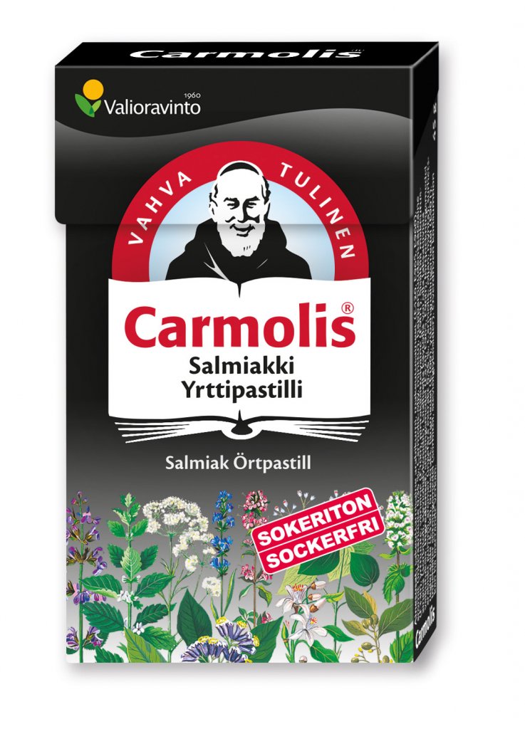 Carmolis Örtpastill med Salmiak 45g