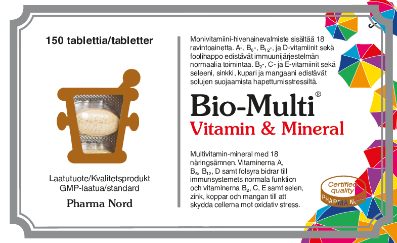 Bio-Multi Vitamin &amp; Mineral 150tbl.