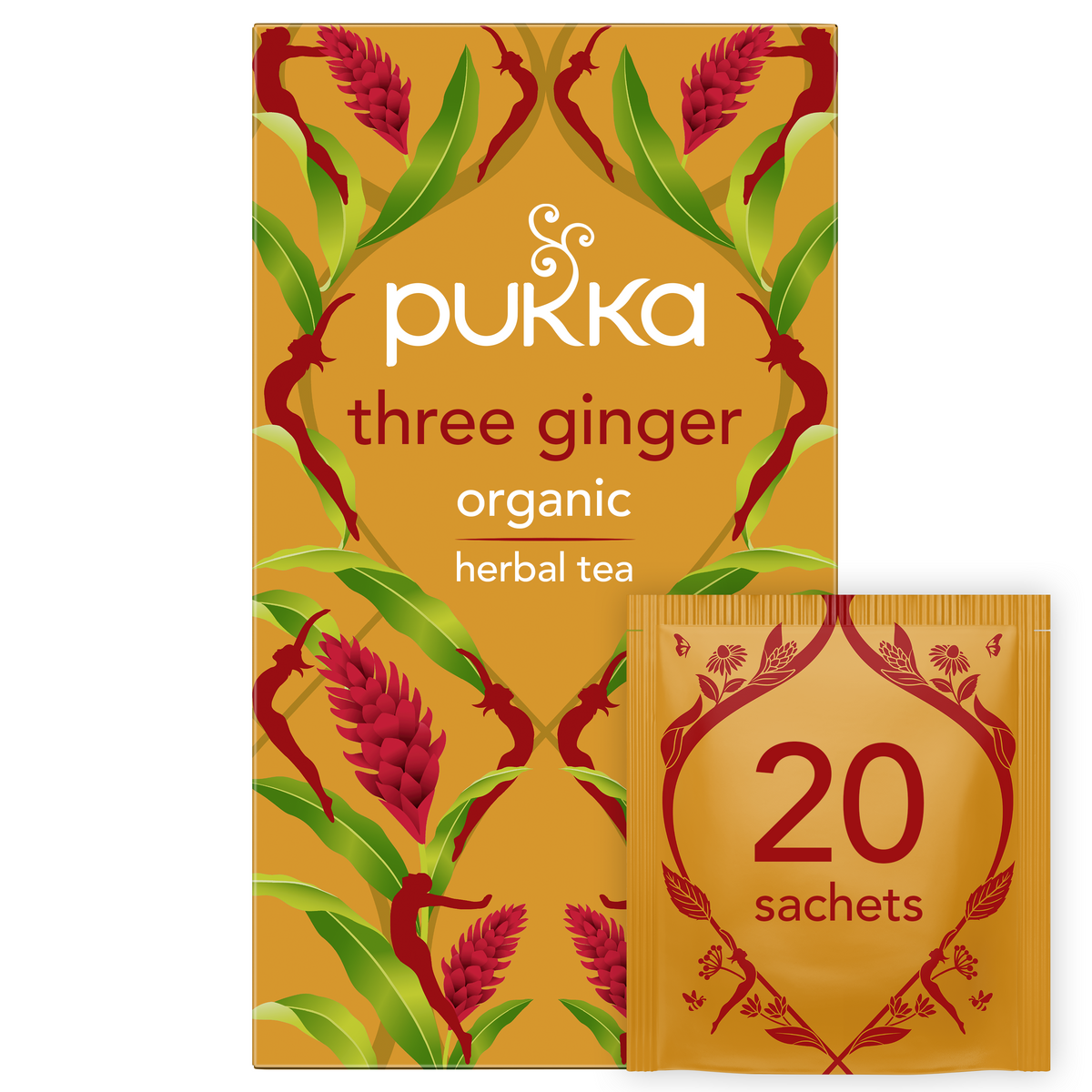 PUKKA Three Ginger 20pss