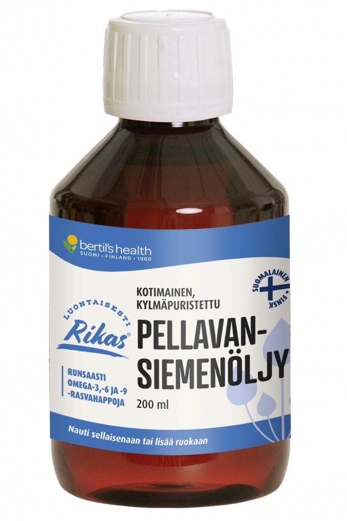 Rikas Pellavansiemenöljy 200ml