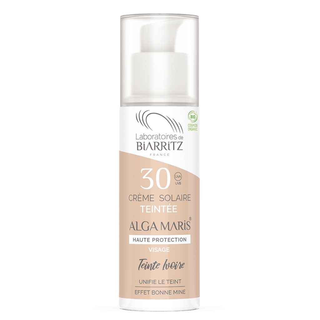 Alga Maris Organic Tinted Face Sunscreen SPF30 Ivory