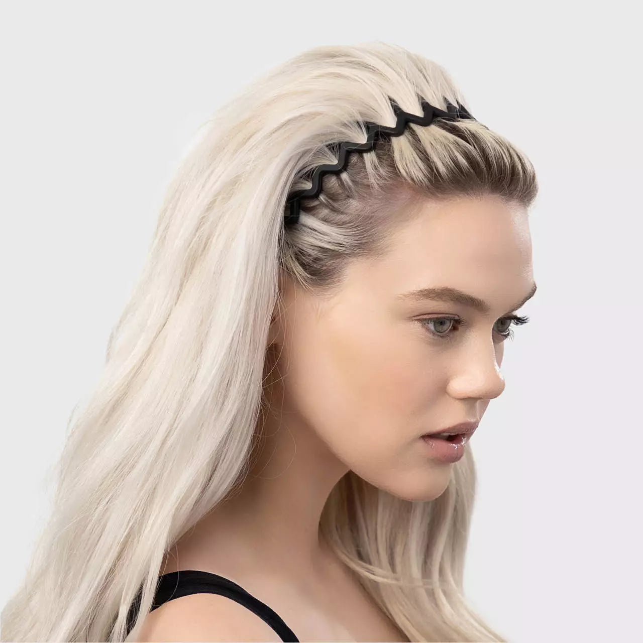 Kitsch Zig Zag Headband 2pc - Dark
