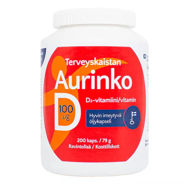 Terveyskaistan Aurinko D 100 µg