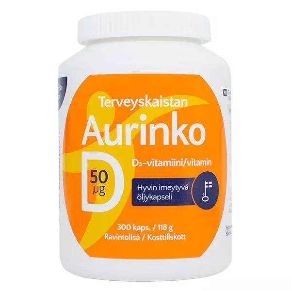 Terveyskaistan Aurinko D 50 µg 300kps.