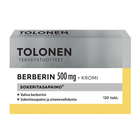 Tri Tolonen Berberiini + Kromi 120tabl